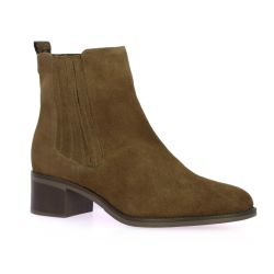 We do Boots cuir velours taupe