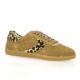 Step Baskets cuir velours camel/leo