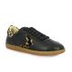 Step Baskets cuir noir/leo