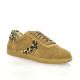 Step Baskets cuir velours camel/leo