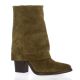 Stm Boots cuir velours marron