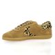 Step Baskets cuir velours camel/leo