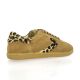 Step Baskets cuir velours camel/leo