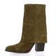 Stm Boots cuir velours marron