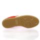Step Baskets cuir velours rouge