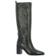 Fremilu Bottes cuir noir