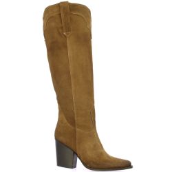 Ng milano Bottes cuir velours cognac