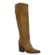 Ng milano Bottes cuir velours cognac