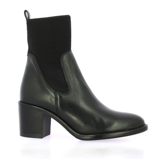 Reqins Boots cuir noir