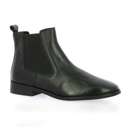 Reqins Boots cuir noir