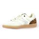 Verbenas Baskets velours blanc/léopard
