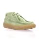 Verbenas Boots cuir velours vert