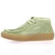 Verbenas Boots cuir velours vert