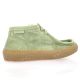 Verbenas Boots cuir velours vert