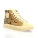 Palladium Baskets cuir velours leopard