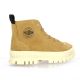 Palladium Baskets cuir velours camel