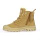 Palladium Baskets cuir nubuck camel