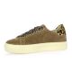 Step Baskets cuir velours taupe