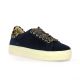 Step Baskets cuir velours marine