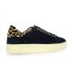 Step Baskets cuir velours marine