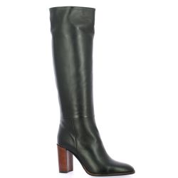 Pao Bottes cuir noir