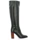 Pao Bottes cuir noir