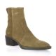 Pao Boots cuir velours taupe