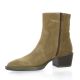 Pao Boots cuir velours taupe