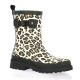 Verbenas Boots caoutchouc leopard