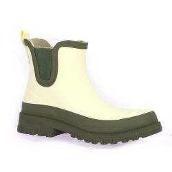 Verbenas Boots caoutchouc blanc