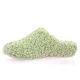 Verbenas Pantoufles tissu vert