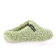 Verbenas Pantoufles tissu vert