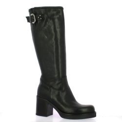 Spaziozero Bottes cuir noir