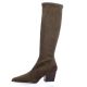 Miss elastic Bottes stretch marron