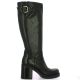 Spaziozero Bottes cuir noir