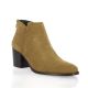 Vidi studio Boots cuir velours tabac