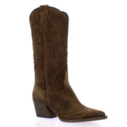 Gaia Bottes cuir velours tdm