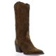Gaia Bottes cuir velours tdm