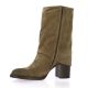 Debutto donna Boots cuir velours taupe