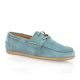 Belang Mocassins cuir velours bleu jean