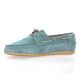 Belang Mocassins cuir velours bleu jean