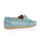 Belang Mocassins cuir velours bleu jean