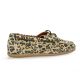 Belang Mocassins cuir velours leopard