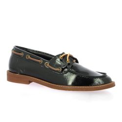 Pao Mocassins cuir vernis noir