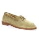 Pao Mocassins cuir velours taupe