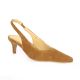 Vidi studio Escarpins cuir velours camel