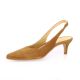 Vidi studio Escarpins cuir velours camel