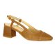 Vidi studio Nu pieds cuir velours camel