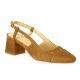 Vidi studio Nu pieds cuir velours camel