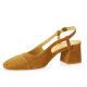 Vidi studio Nu pieds cuir velours camel